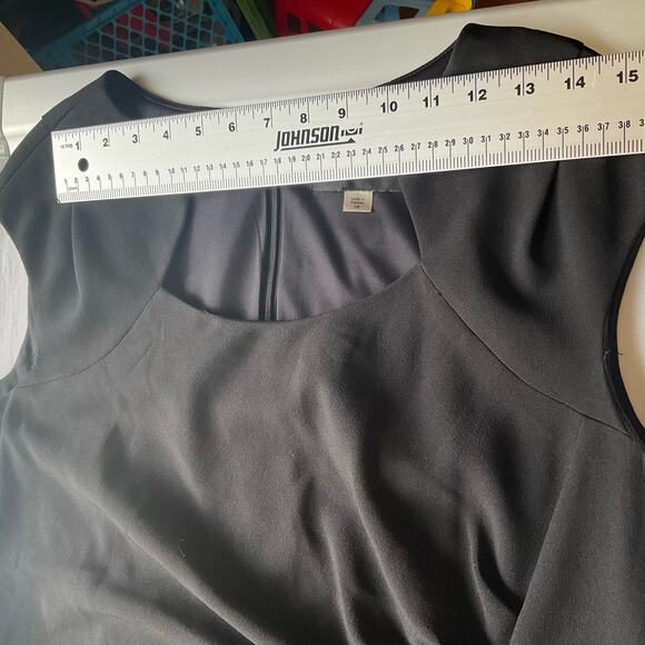 Chelsea Rose Women’s Sleeveless Knee Length Dress size 14 US, Solid Black - Picture 2 of 13